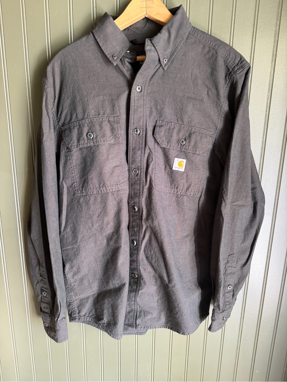 Carhartt Men's Dark Charcoal button up